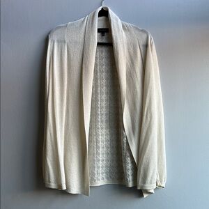 The Limited Men's Ivory Cardigan Sweater